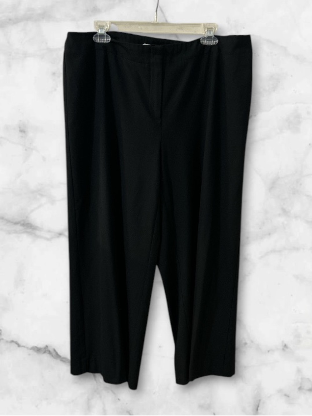 Chico’s mid rise extra wide leg pant Black size 3 (16)